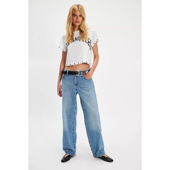 LEVI'S x Free People Baggy Dad Jeans in Wash Easy Days Size US 31 - Picture 1 of 13